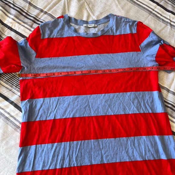 Zara Striped T-Shirt Dress - Picture 5 of 6